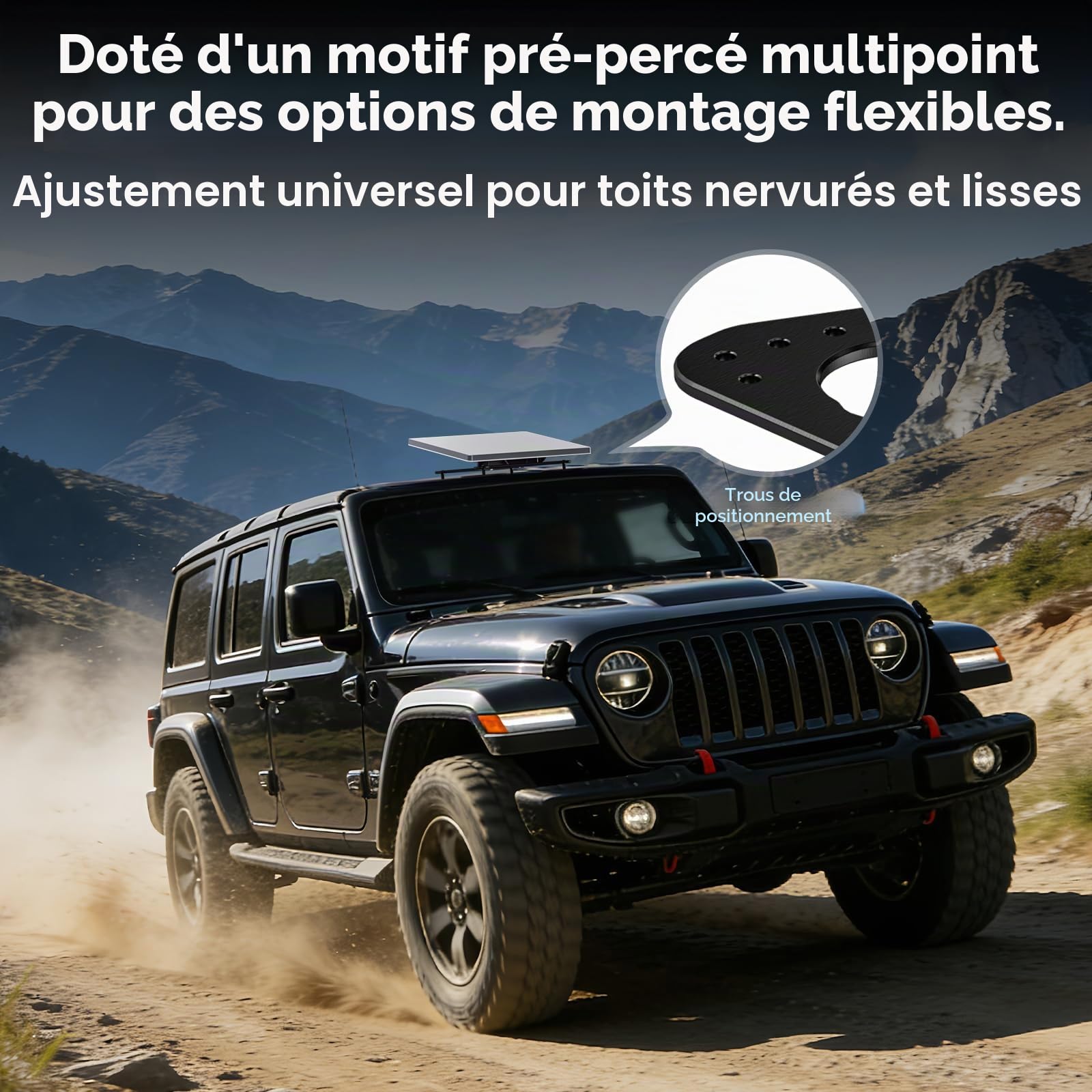 XLTTYWL Support Magnétique pour Starlink Mini, Alliage d'aluminium avec bases magnétiques haute résistance (145 kg/320 lbs) pour Starlink Mini / Mini X Dishy VR, Camping-car, Galerie de toit et Balcon
