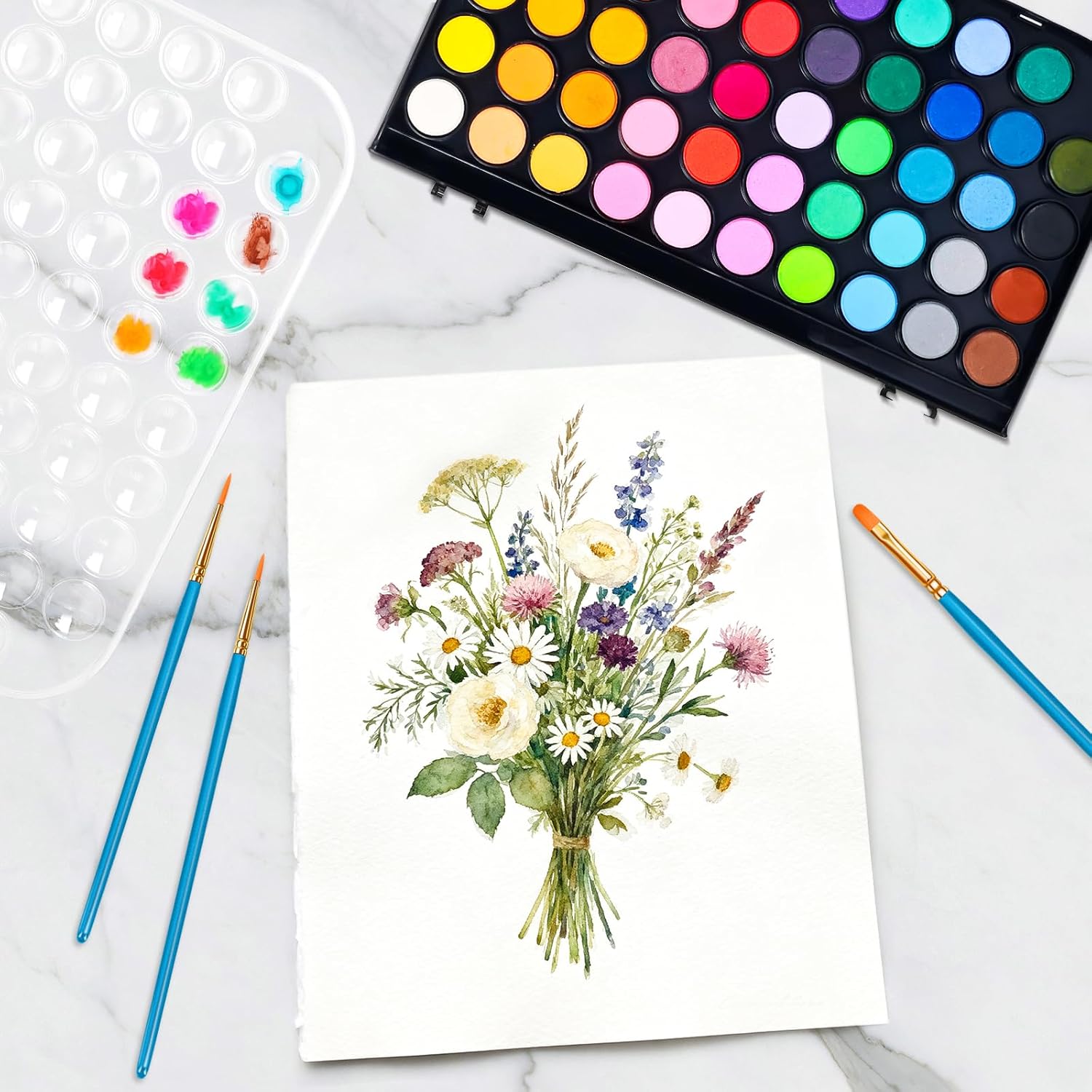 <p>Vibrant Artists' Watercolor Set by Solid Review</p>