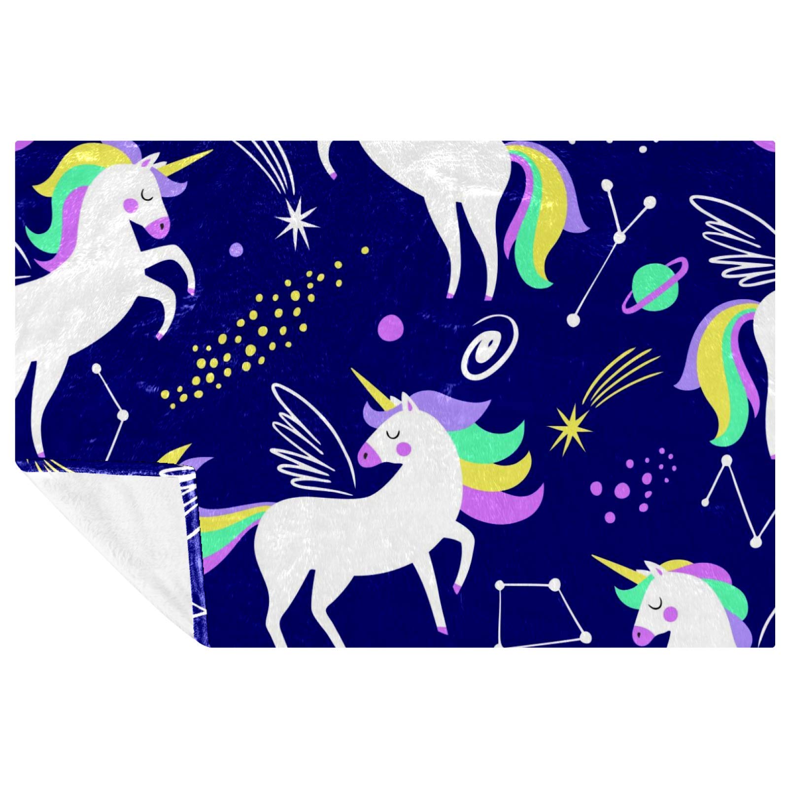 Couverture licorne constellation douce pour envelopper vos enfants de tendresse