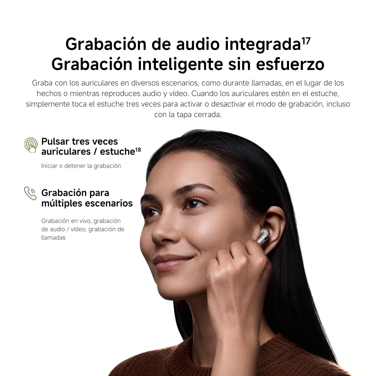 XIAOMI Buds 6, Auriculares Inalámbricos Verdaderos, Cancelación de Ruido con 3 Micrófonos, Harman AudioEFX, Circuito Magnético Triple, 35 h de Reproducción, App, IP54, Blanco