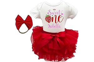 Berry First Birthday Outfit Girl Strawberry One Shirt 1st Birthday Toddler One Tutu Tulle Skirt