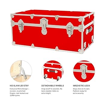 Amazon.com: Rhino Trunk & Case Large Armor Camp Trunk with