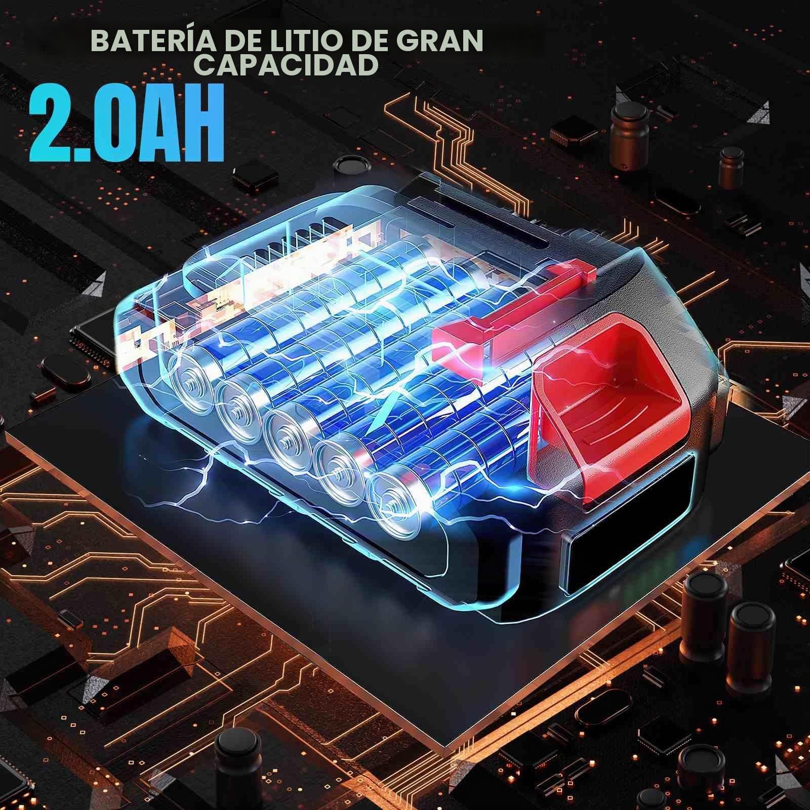 Pistola de silicona eléctrica para Makita 18 V, pistola de cartucho inalámbrica para cartuchos de 300 ml, 4 velocidades ajustables, pistola de cartucho eléctrico para sellar, sellado (2 baterías)