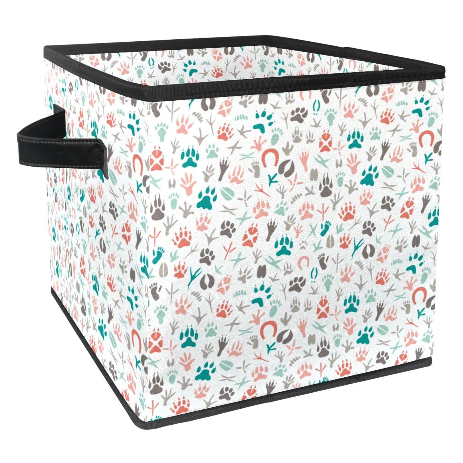 Organiseur placard cube et bacs avec poignées pour vêtements