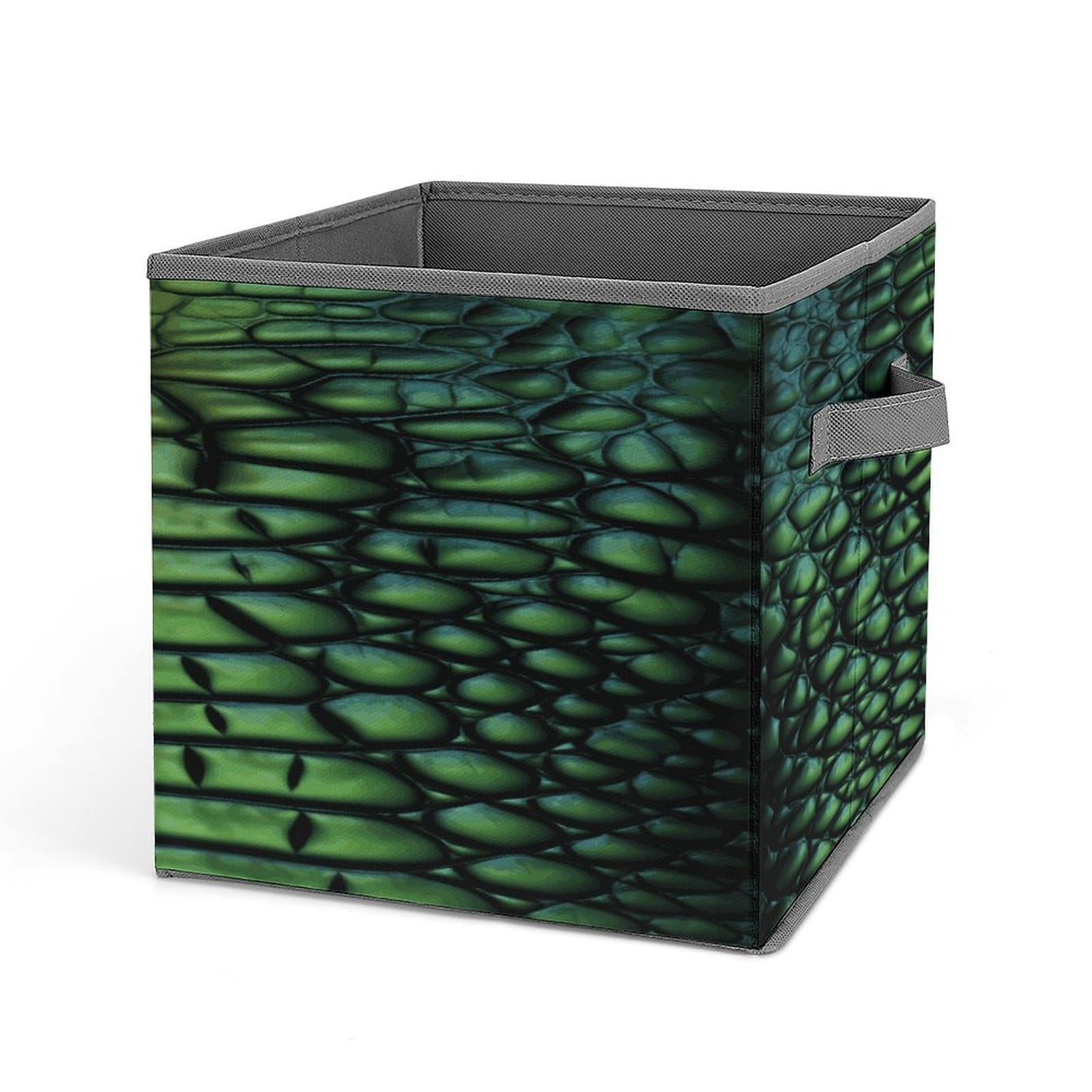 Fekiloot Style Alligator Skin Storage Bins Storage Baskets