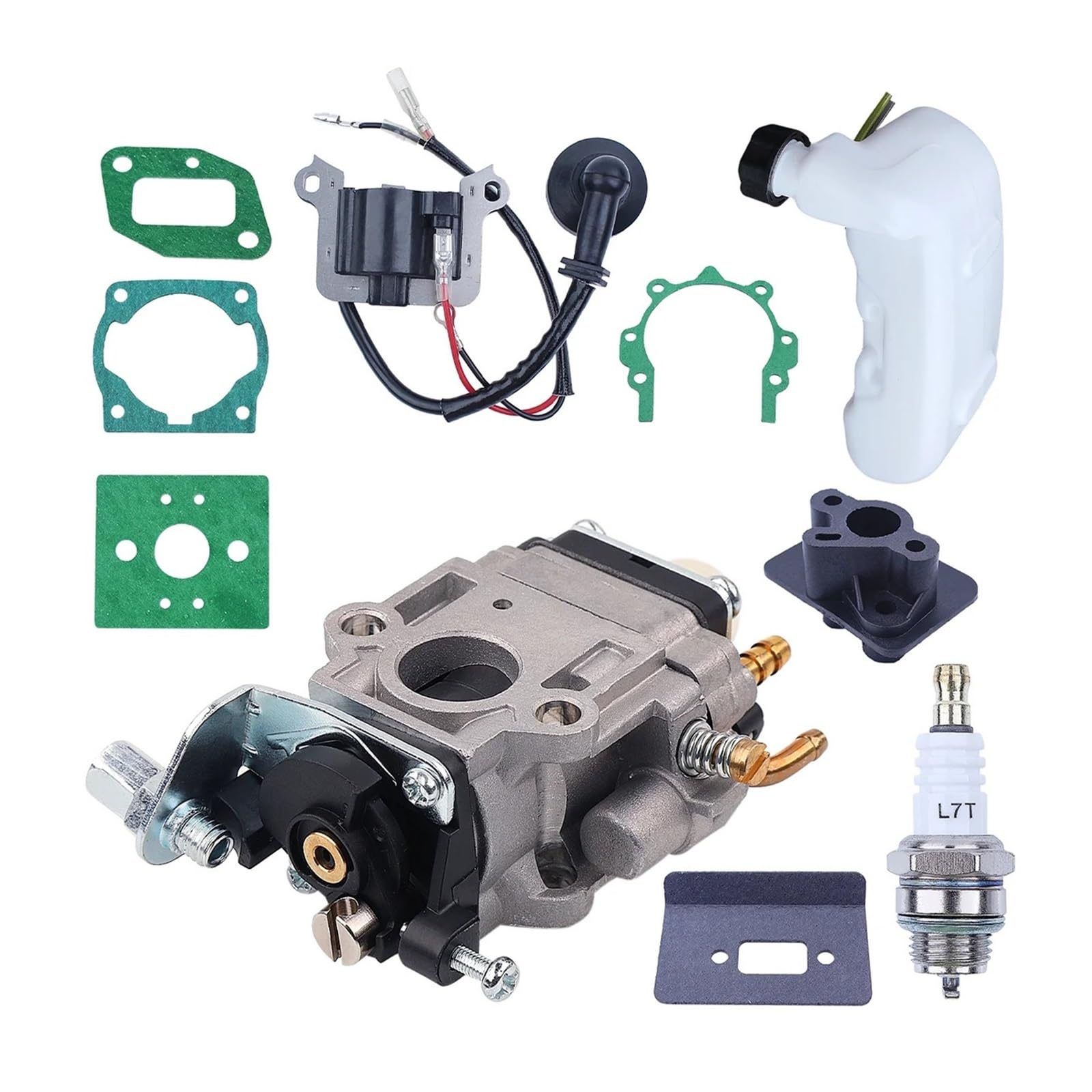 Accesorios Bobina de Encendido del carburador, Tanque Fu Apto for 43CC 52CC 47CC 40-5 CG430 CG520 1E40F-5 40F-5 TL43, desbrozadora de Motor de Gas