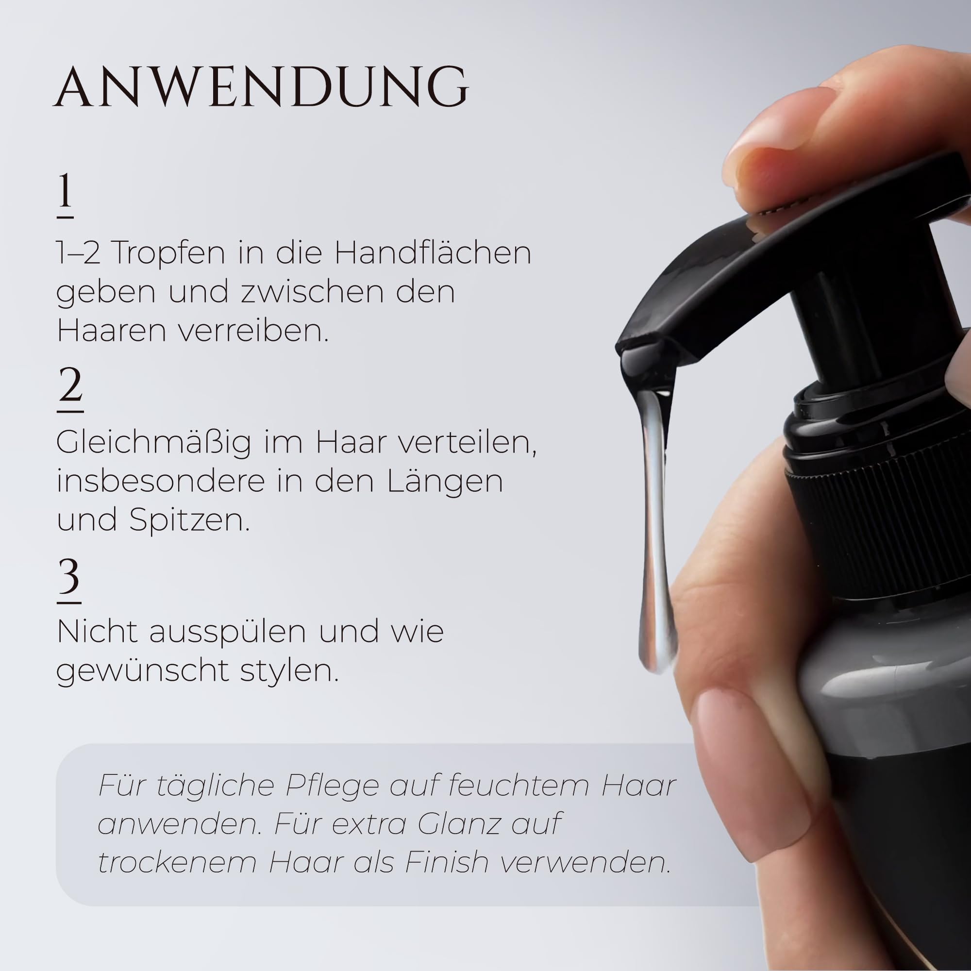 HADAT RESTORING PEARL HAIR SERUM Leave In Haarserum für Trockenes und Geschädigtes Haar, Spliss Pflege, Frizz Kontrolle, Glättendes Styling Finish mit Argan und Jojoba Öl,120 ml
