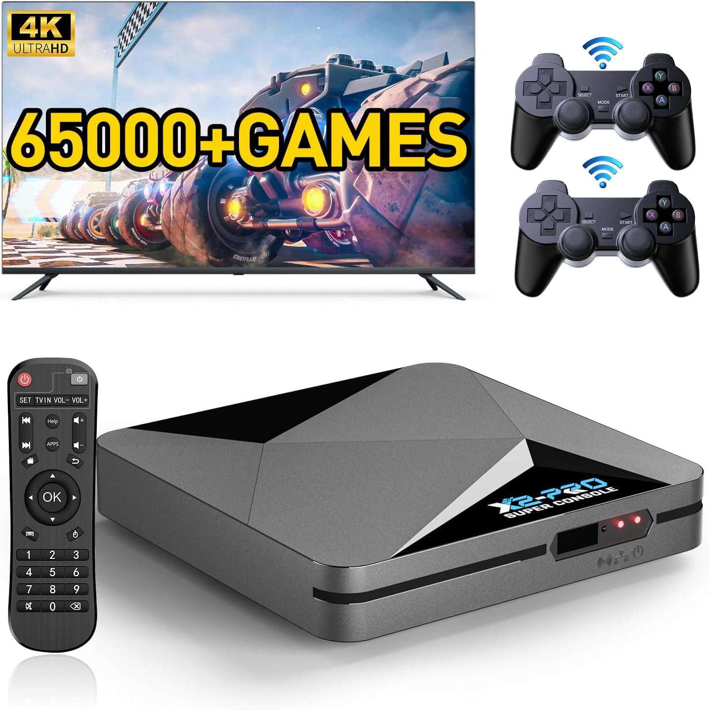 2T HDD External Hard Drive Disk for Laptop/PC/Windows/Mac OS with 120000+Games