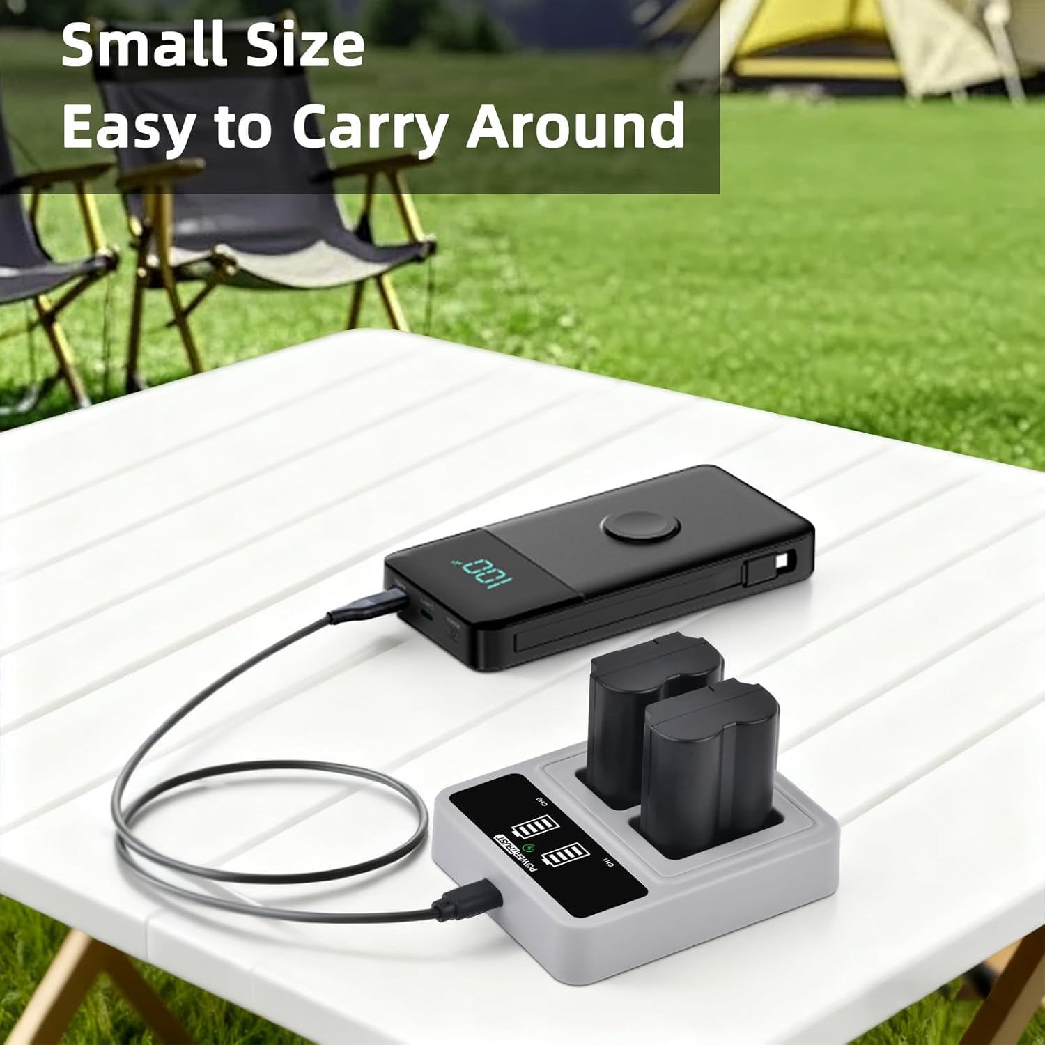 2-Pack NP-W235 Battery and 20W Fast Charger Compatible with Fujifilm X-T5, X-T4, X-S20, X-H2, X-H2S, GFX 100S, GFX 50S II Cameras