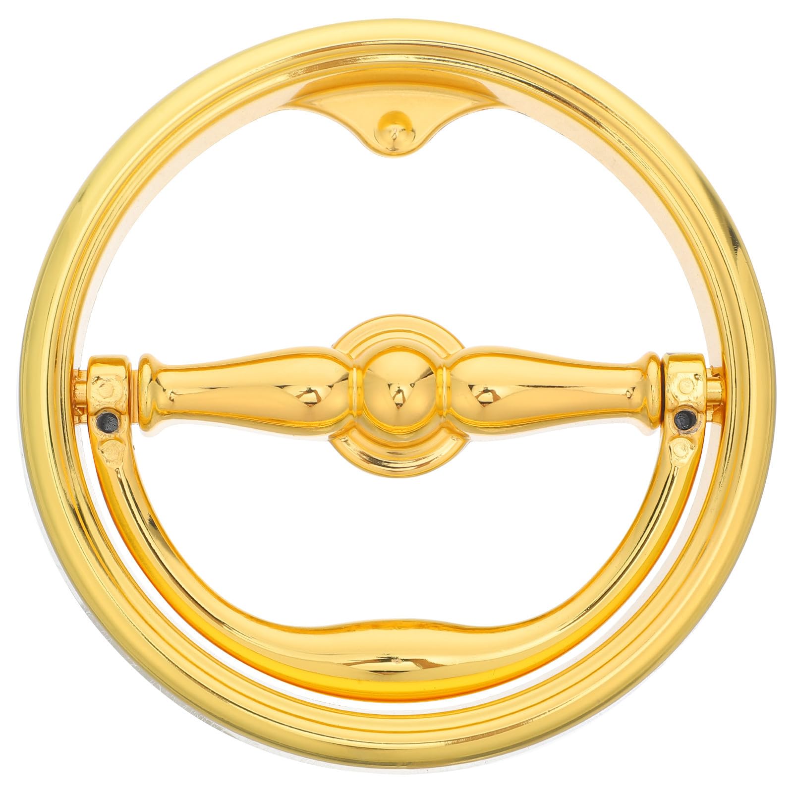 Aldaba de puerta clásica de metal SHINEOFI: llamador resistente para puerta principal