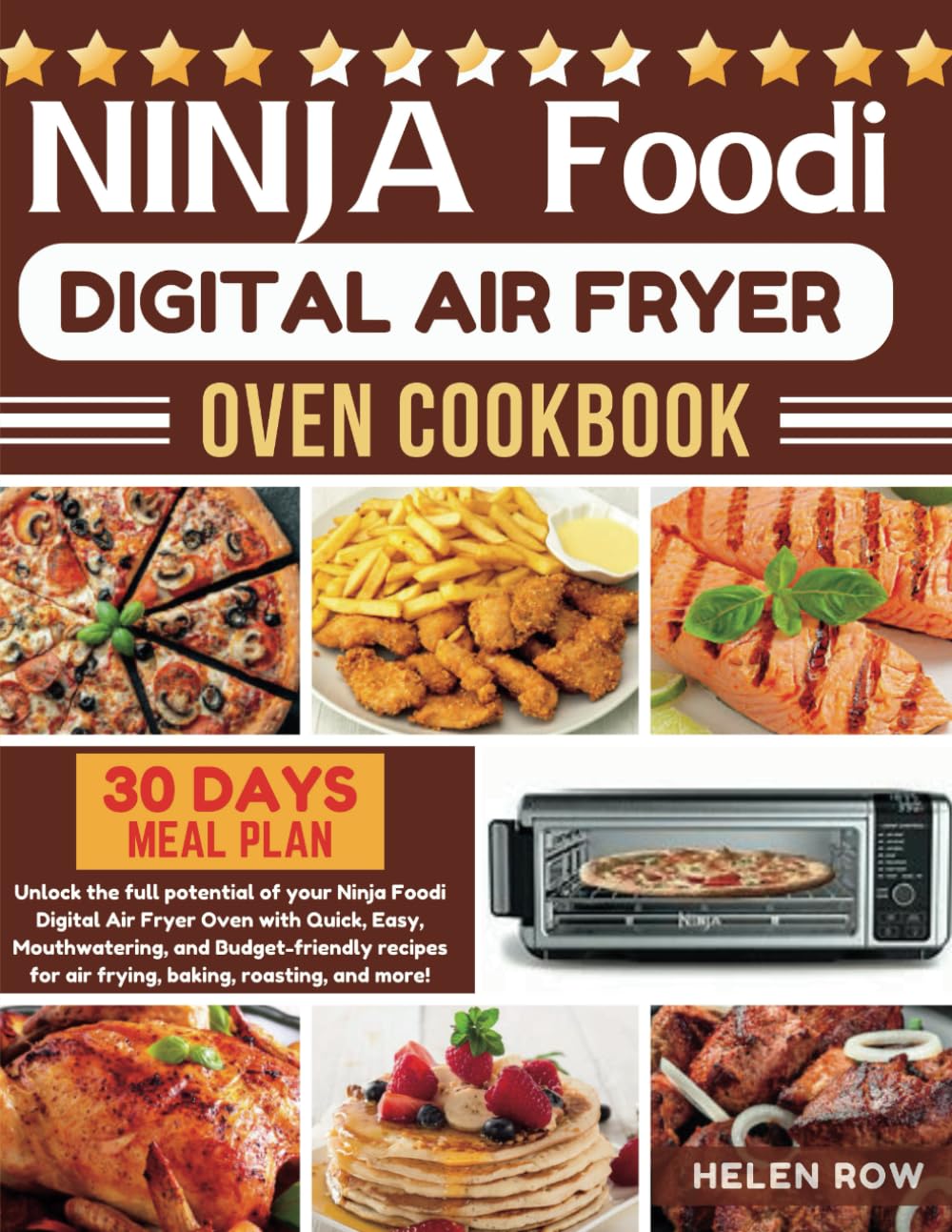 Ninja Foodi Digital Air Fryer Oven Cookbook: Unlock the full…