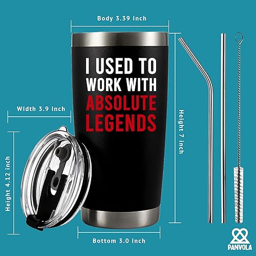 Miniatura 4 de Vaso aislado al vacío "I Used To Work With Absolute Legend", regalo de despedida para compañeros de trabajo, regalos de jubilación para abuela,