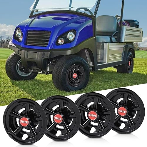 Miniatura 9 de G-PLUS Wheel Cover Hub Caps Compatible with EZGO Club Car and Yamaha Golf Cart Hubcaps (Set of 4,8-10 Inch)
