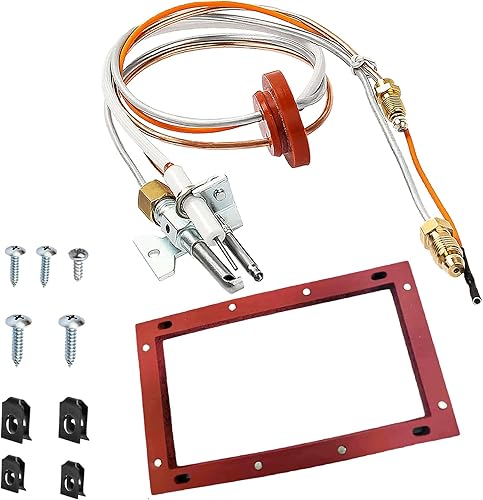 SP20075, SP20305A - Kit de repuesto para piloto e encendedor compatible con GE, piezas de calentador de agua a gas natural Richmond Rheem, incluye