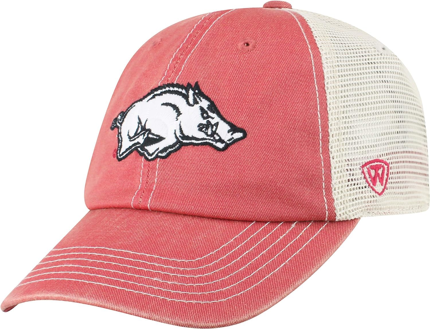Collegiate Hats - Fitted Caps Adjustable Hats and Snapbacks Available, Arkansas Logo Vintage, One size โ image 1