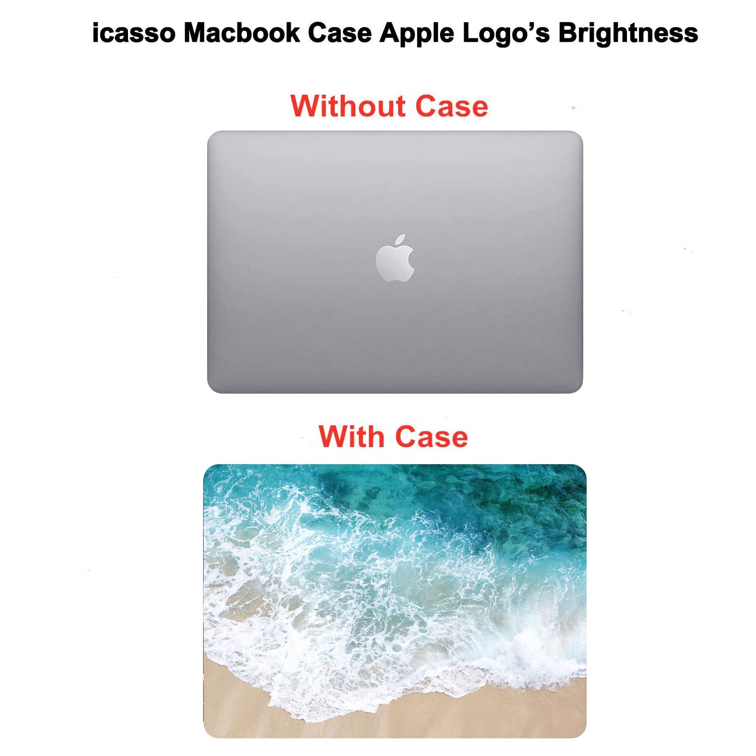 KEROM Compatibile con MacBook Air 13 Custodia 2021 2020 2019 2018 Modello M1 A2337/A2179/A1932, Custodia rigida in pelle di coccodrillo e Protezione Tastiera per MacBook Air 13 Pollici 2018-2021, Nero