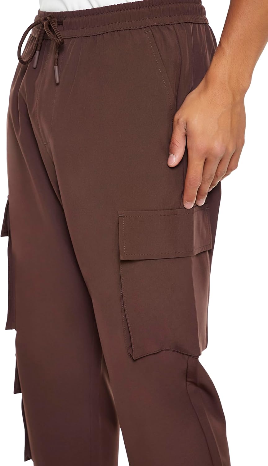 Forever 21 Mens Slim-fit Drawstring Cargo Joggers - Image 5