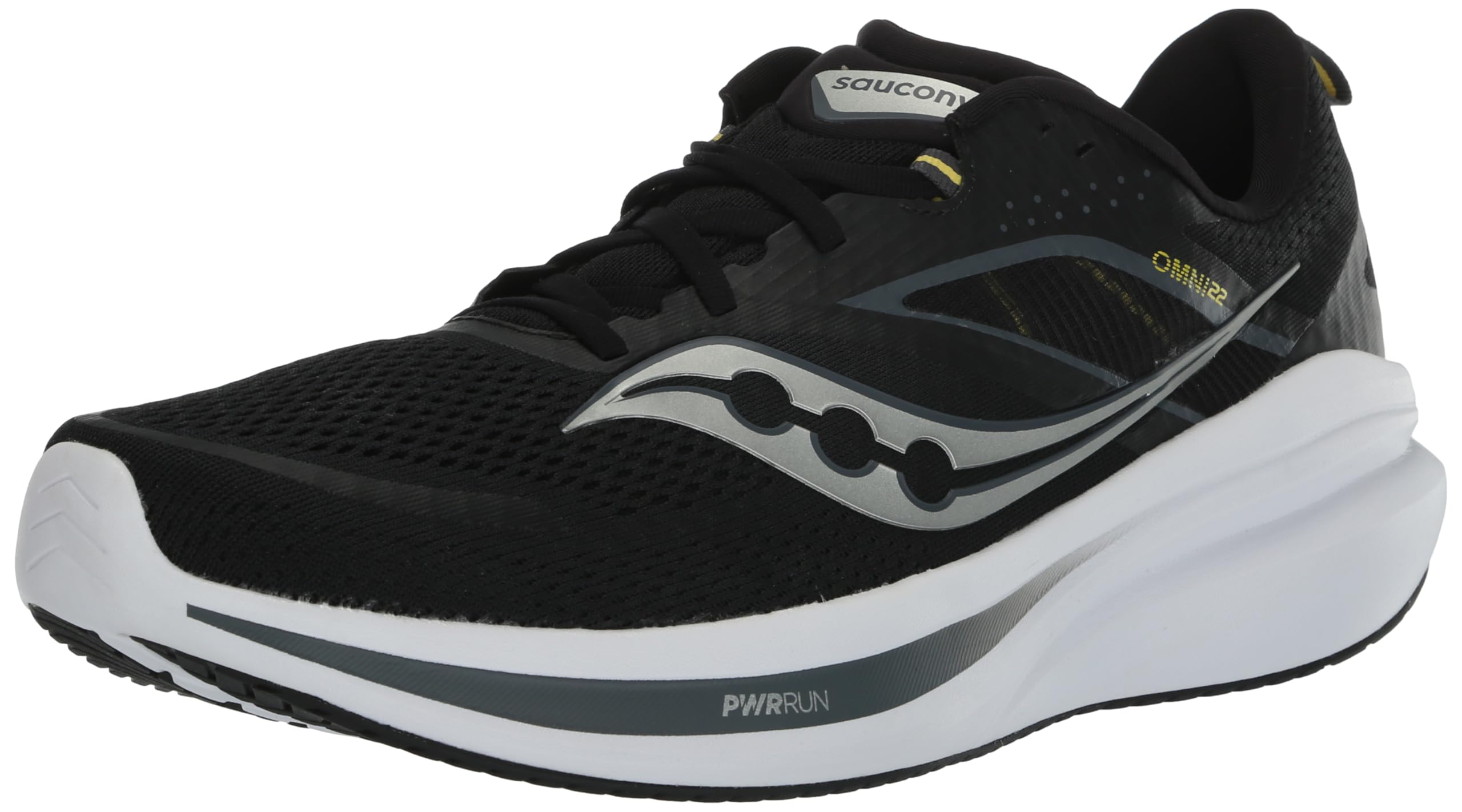 Men's Omni 22 Sneaker, Black/White, 14