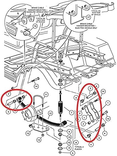 Miniatura 8 de Huskey - Kit de reparación para carrito de golf, kit de pasador King y kit de bujes frontales, extremos de barra de acoplamiento para Club Car