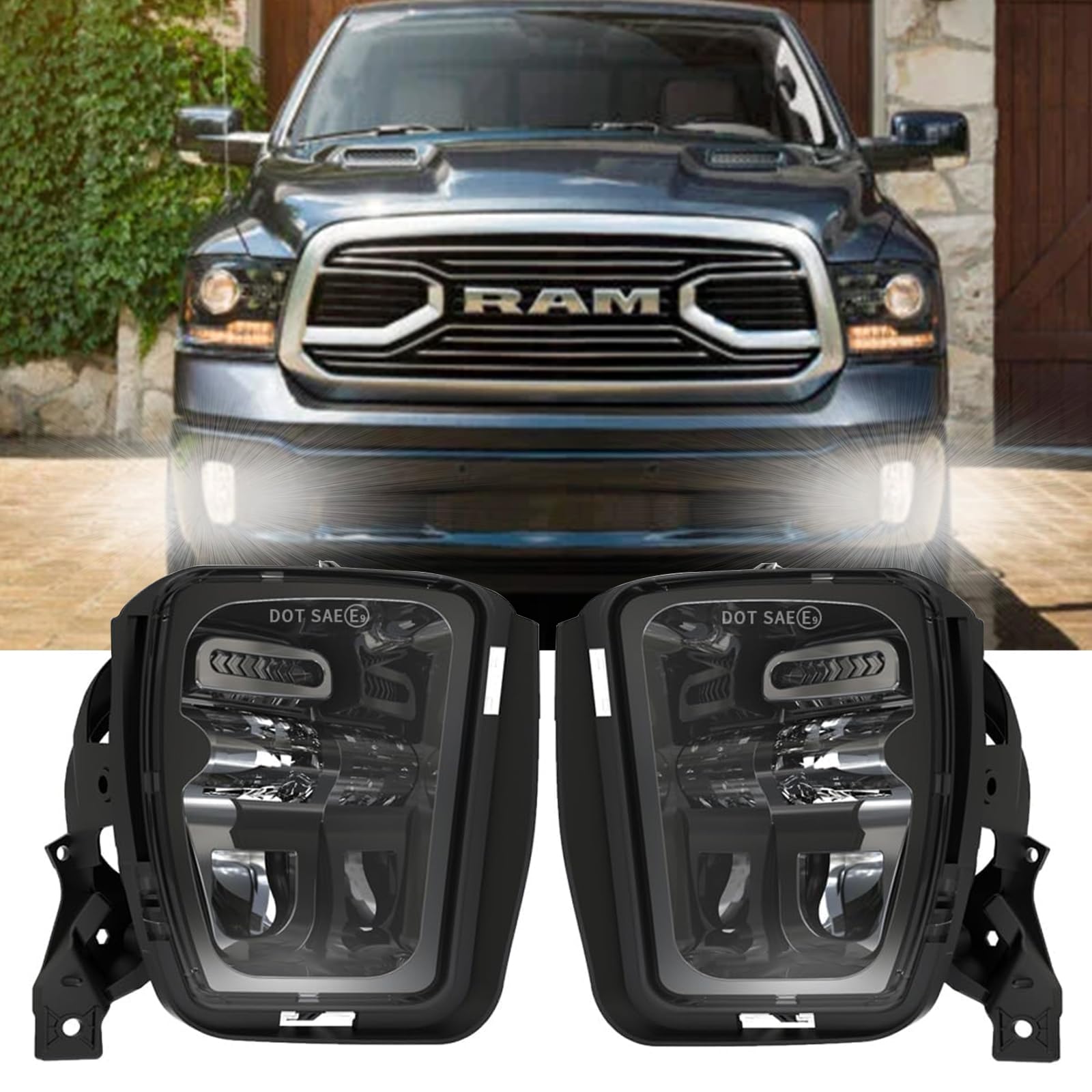 Amazon.com: Atubeix Ram 1500 LED Fog Lights New Version fog lamps 