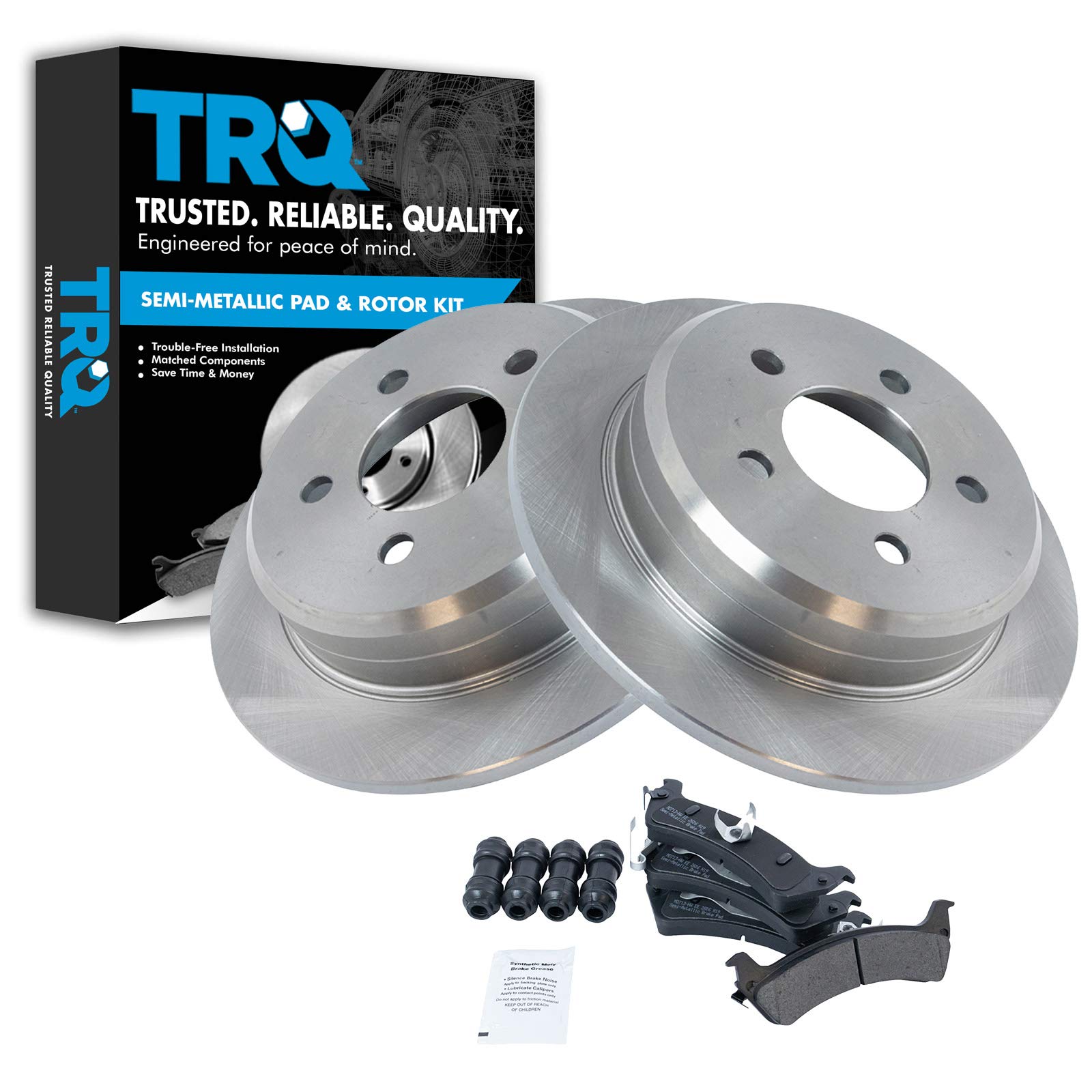 Rear Metallic Brake Pads & Rotor Set Kit for 95-98 Jeep Grand Cherokee