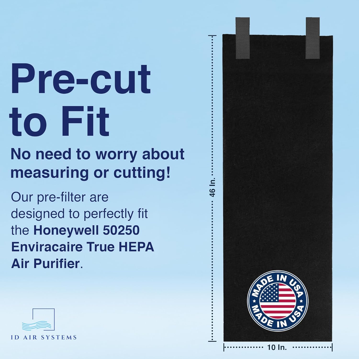 Replacement Pre-Filter for Honeywell 50250 Air Purifier - Carbon Pre Filter for Odor Control - Air Purifier Filter Compatible with True HEPA Air Filters - 2 Pack - Image 6