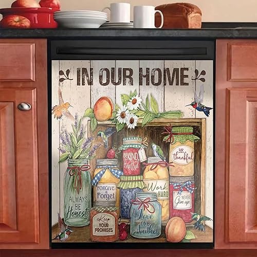 in Our Home - Cubierta magnética para lavavajillas, cubierta magnética para lavavajillas, cubierta magnética para lavavajillas, cubierta magnética