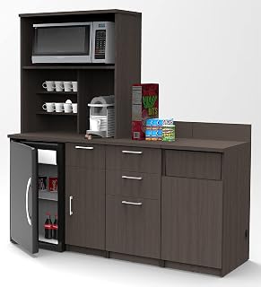 BREAKtime Coffee Break Lunch Room Furniture Buffet Model 5621 4 Piece Group Color Espresso - Factory Assembled (Purchase is Furniture Items ONLY) 72 inch Width