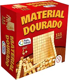 Pais & Filhos, Material Dourado Com 111 Peças,Vermelho