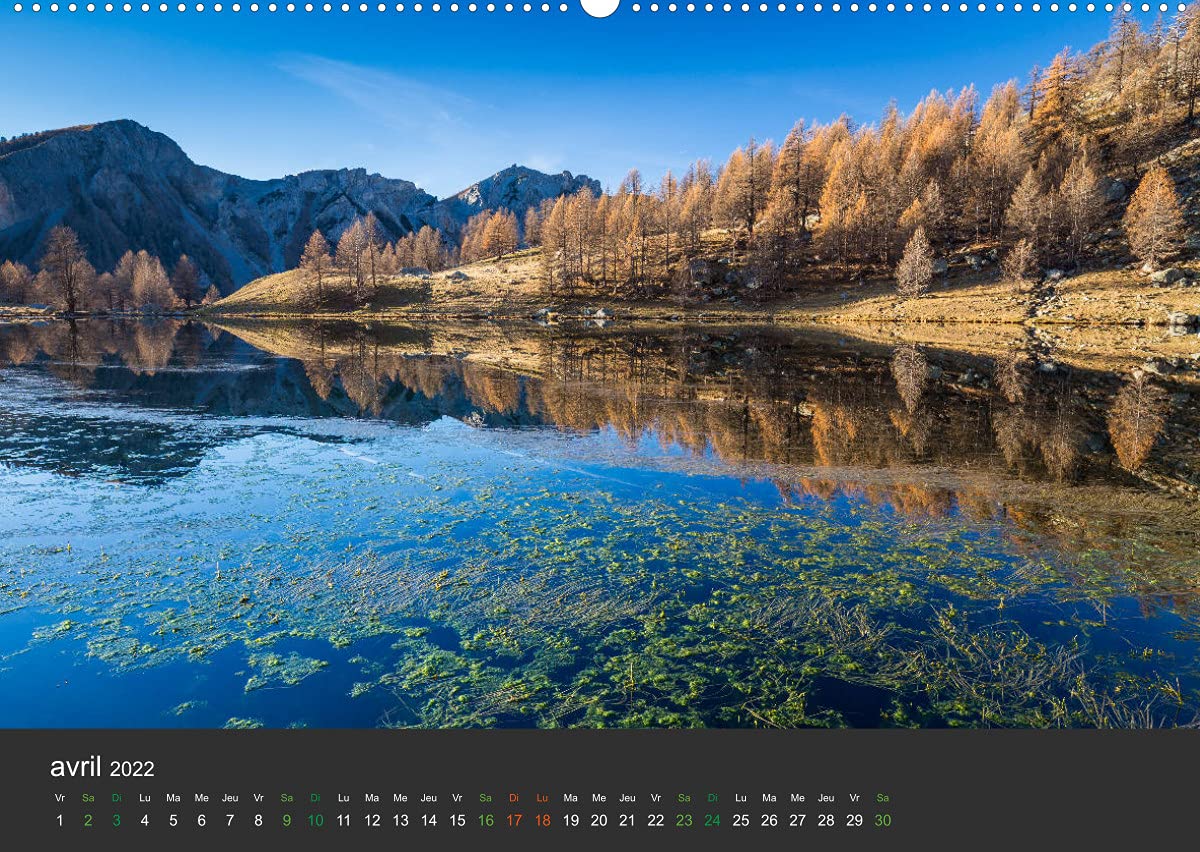 Lacs de montagne. Miroir des cimes (Premium, hochwertiger DIN A2 Wandkalender 2022, Kunstdruck in Hochglanz): Découvrez chaque mois, des photographies ... mensuel (Calendrier mensuel, 14 Pages )