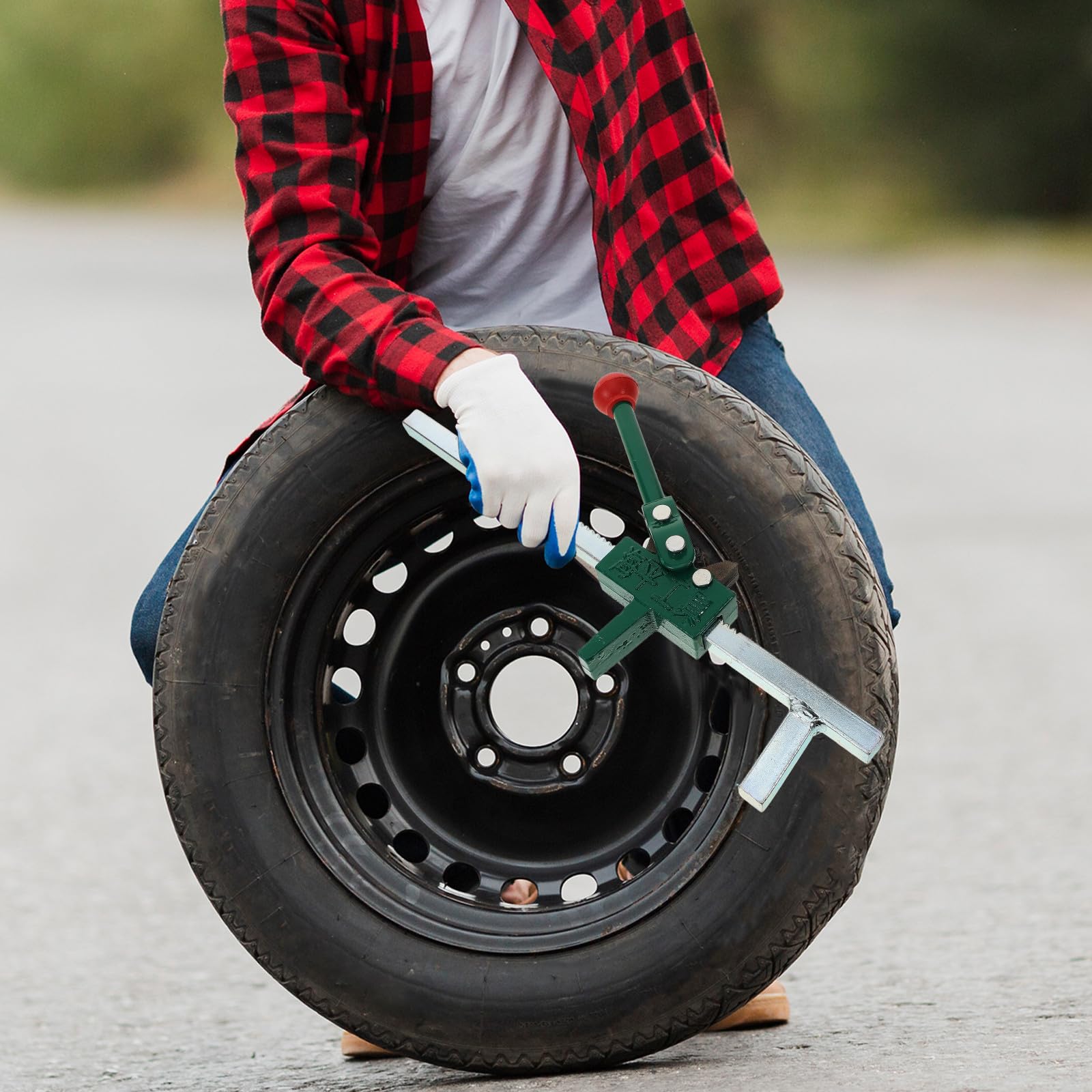 ULTECHNOVO Outil de Réparation de Pneus pour Camion et Voiture Écarteur Manuel Portable Adapté aux Centres d'Entretien Automobile