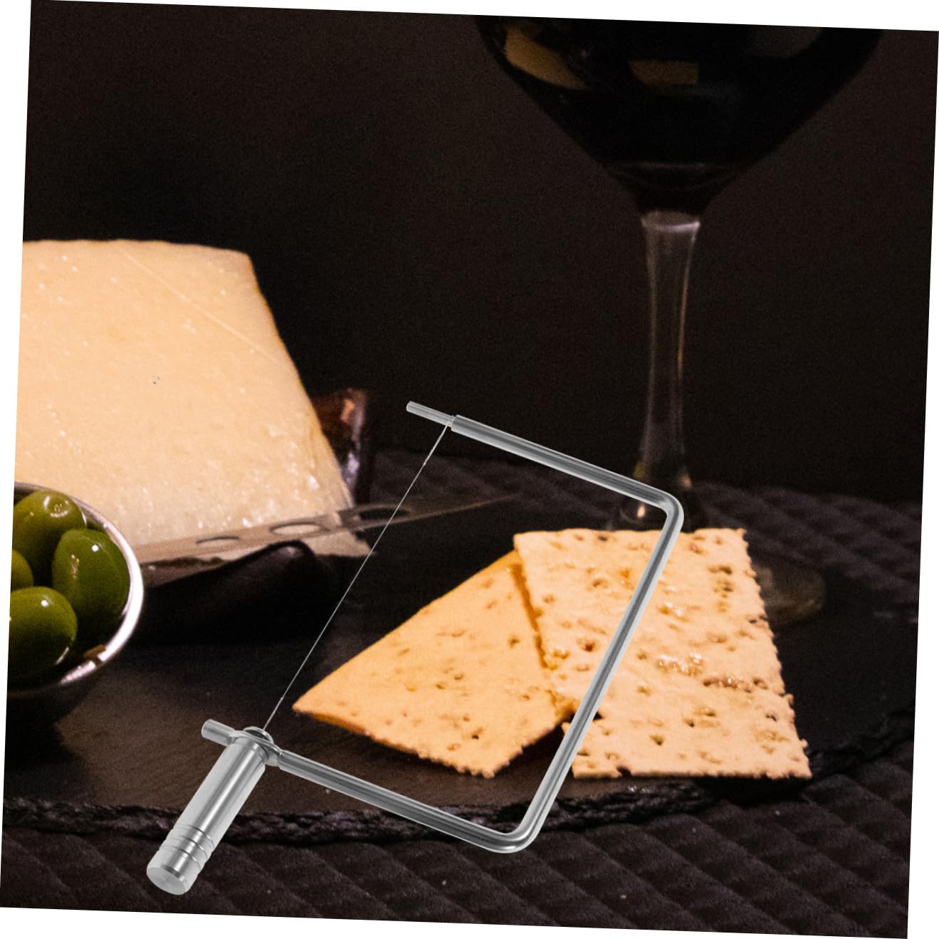 TOYANDONA 5 Stück Edelstahl Käsehobel für Blockkäse mit Ergonomischem Griff Handlicher Butter Käsedrahtschneider Kompakter Käseschneider für Partys und Dinner Einfach zu Handhaben und Sicher