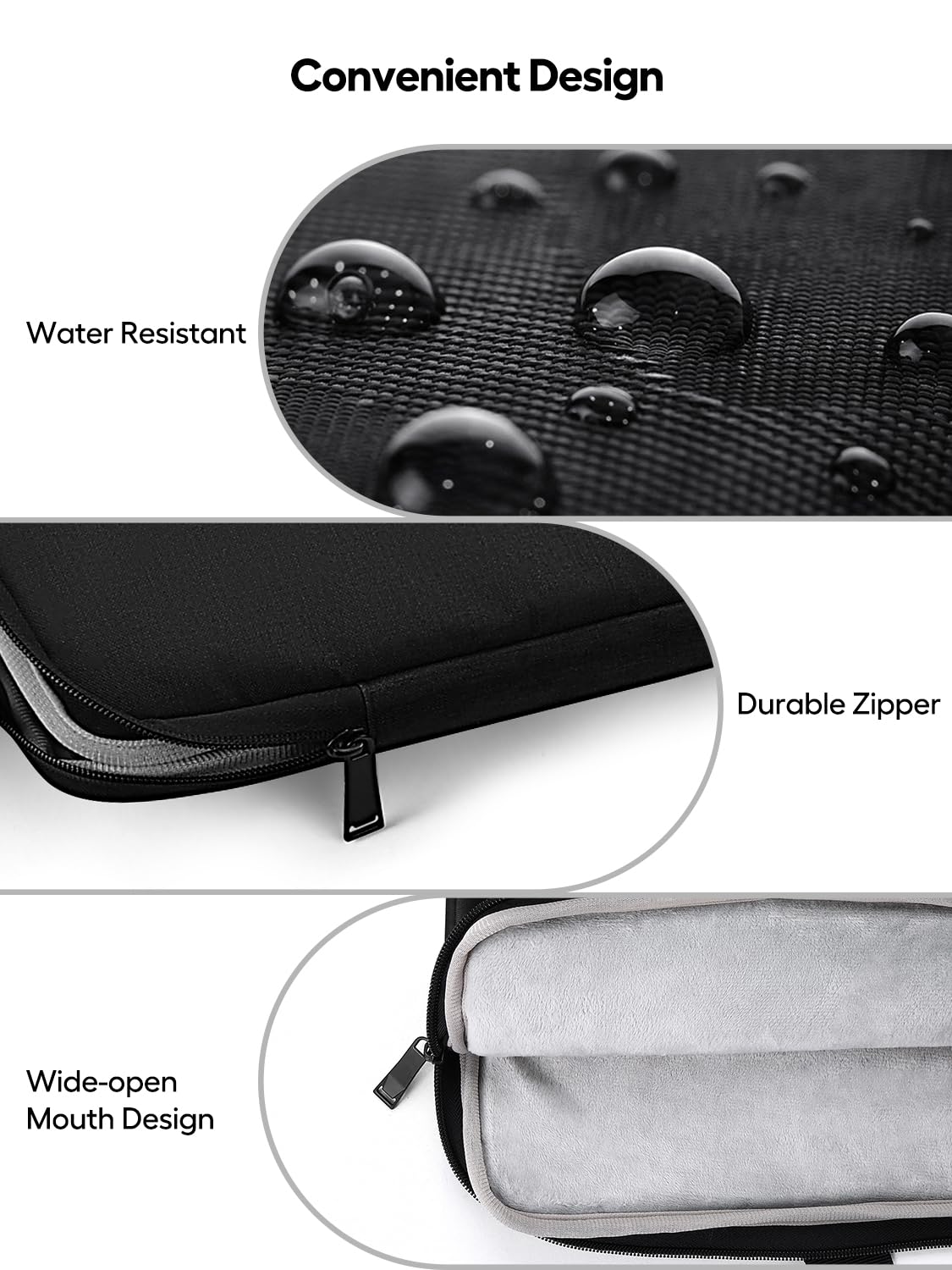 UPERFECT La borsa per laptop adatta anche per monitor portatili e tablet.
