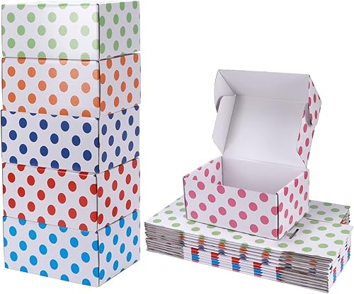 Hoikwo Paquete de 18 cajas de regalo de lujo blancas de 9 x 6 x 4 pulgadas, elegantes cajas de regalo vacías para regalos del día de la madre, cajas
