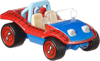 Hot Wheels FLD31 Retro Entertainment Spider Mobile 3 Years and Up Red