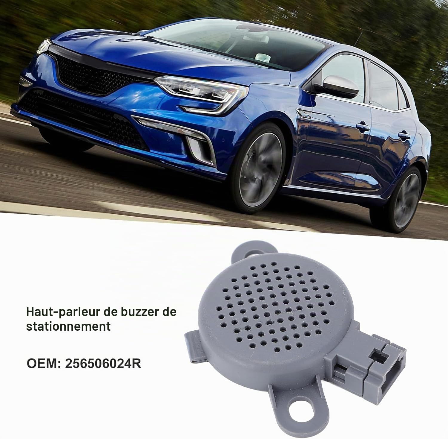 Summer, 256506024R Haut-parleur de stationnement pour Zoe Megane IV Scenic IV Clio III Kadjar Trafic Captur Fluence pour Nissan