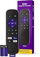 Official Roku TV Replacement Remote - Simple 1-Step Setup, Pre-Set App Shortcuts, Batteries Included - Roku TV Models Only
