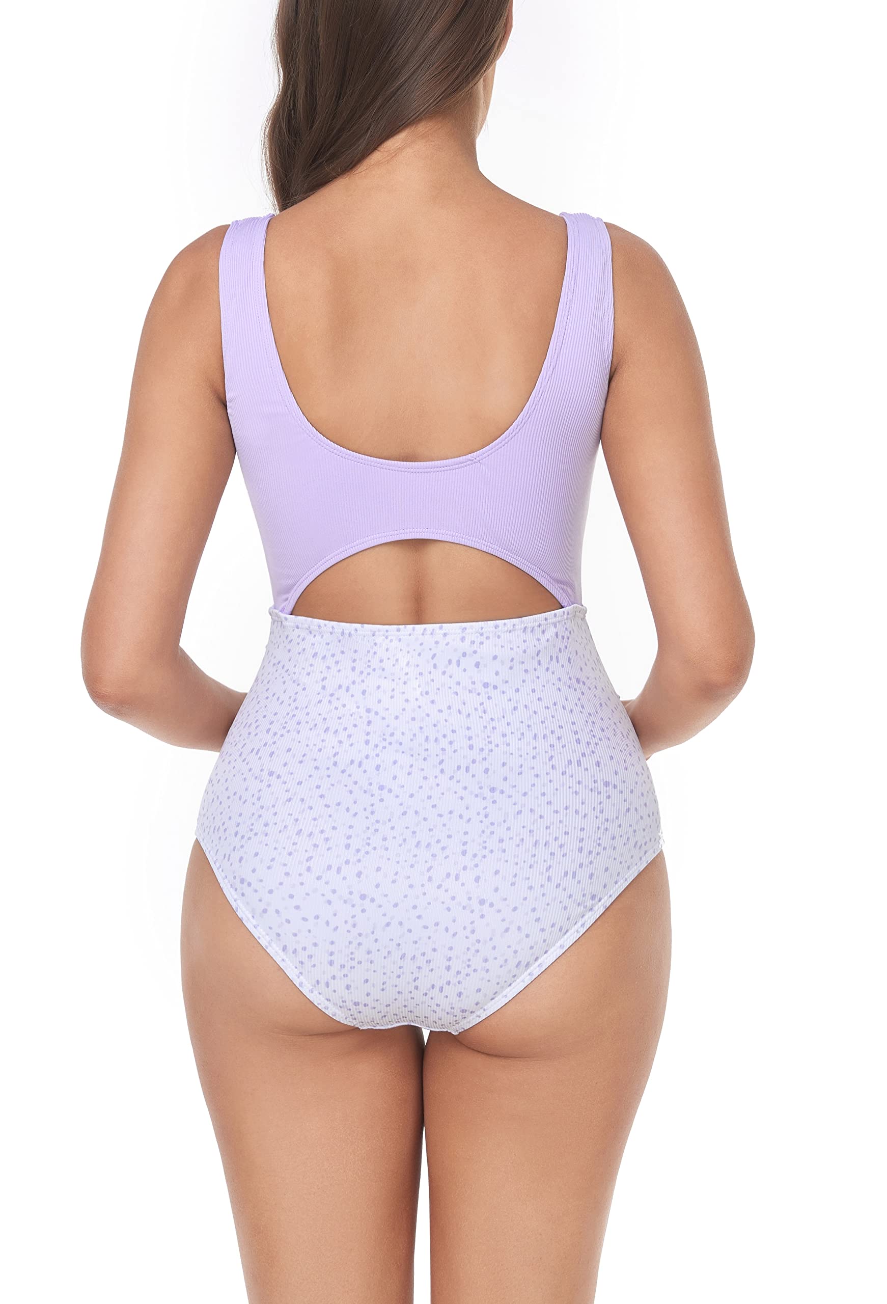 EastElegant Traje de baño de Maternidad de una Pieza para Embarazo, Traje de baño Floral con cordón Ajustable en el Pecho