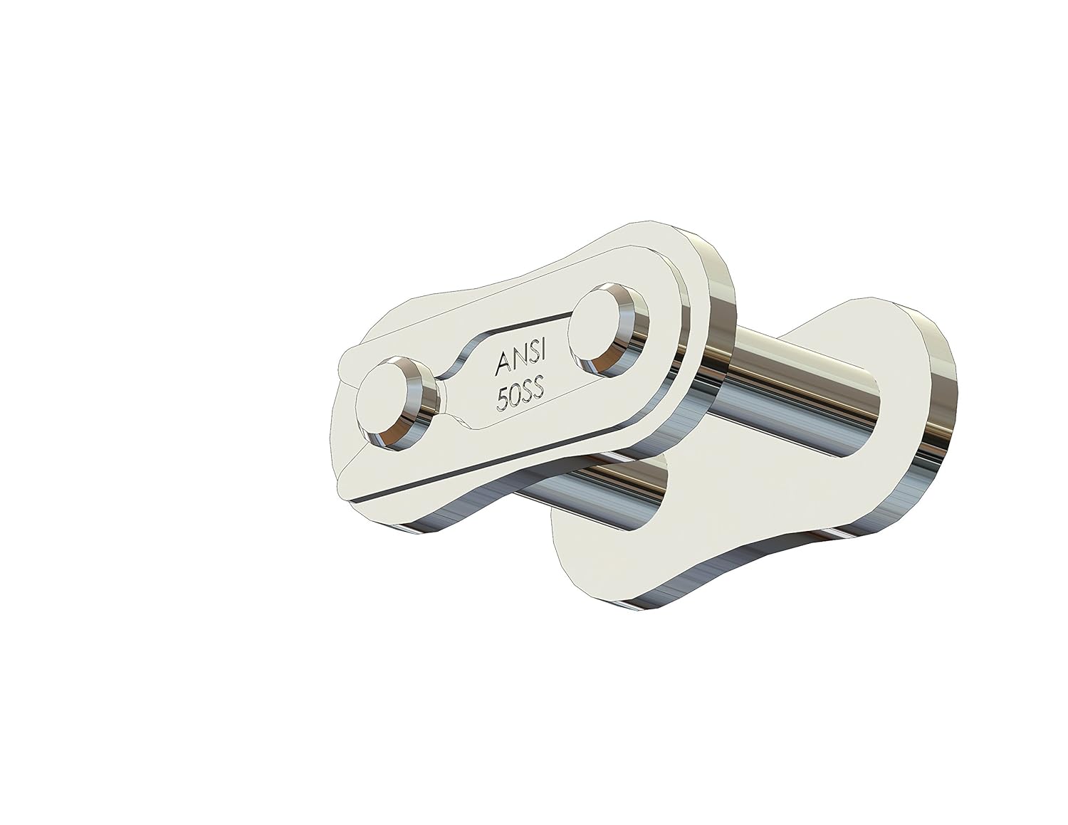 40SS600UMRB リベットステンレススチールチェーン シングルストランド 長さ10インチ ピッチ1/2インチ 600シリーズ