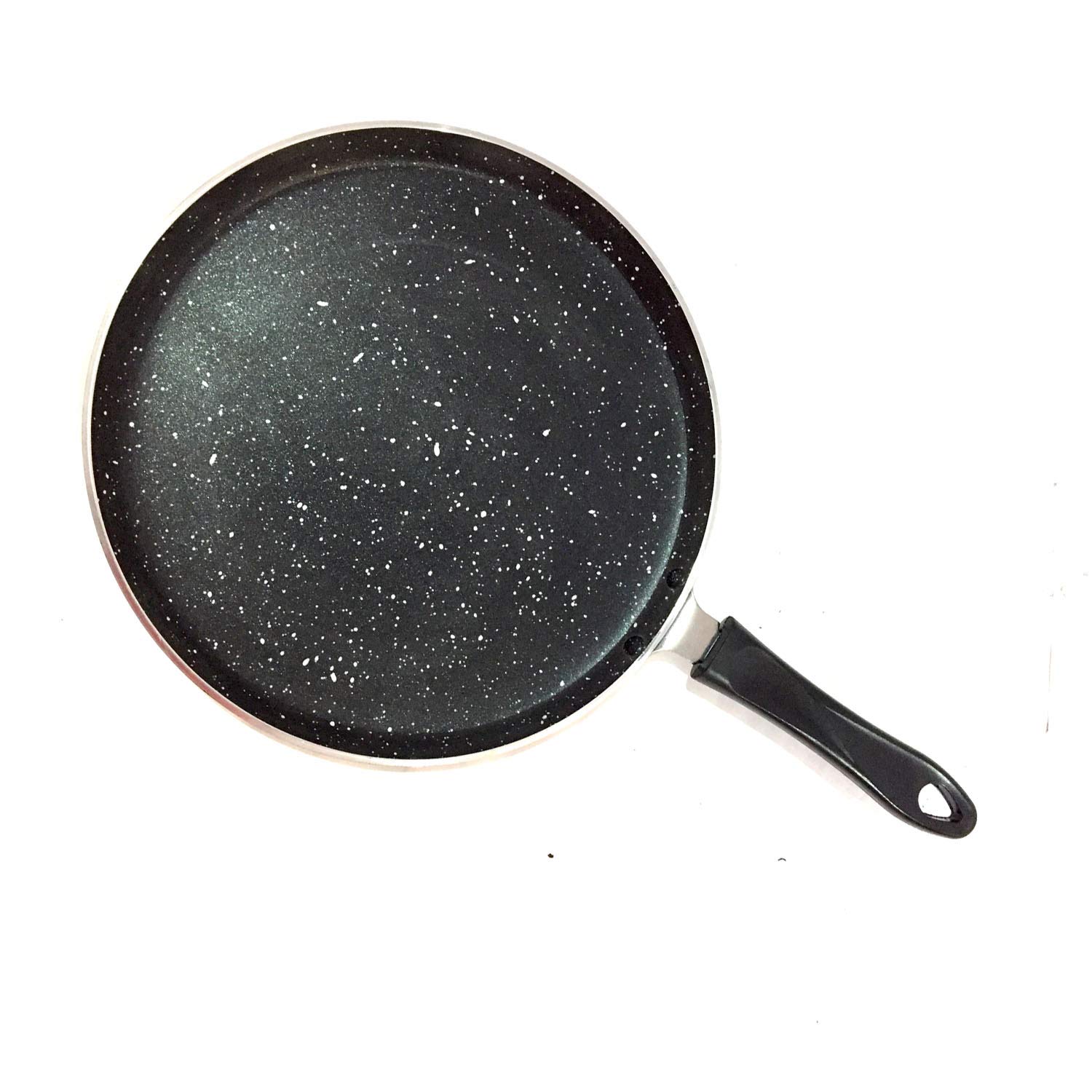 G&D Dosa Tava/Plancha antiadherente Dosa Pan Utensilios de cocina, antiadherente Dosa Tawa, Dosa Tawa Sartén antiadherente estilo indio Crepe Pancake Pan Plancha Redonda, Utensilios de cocina de