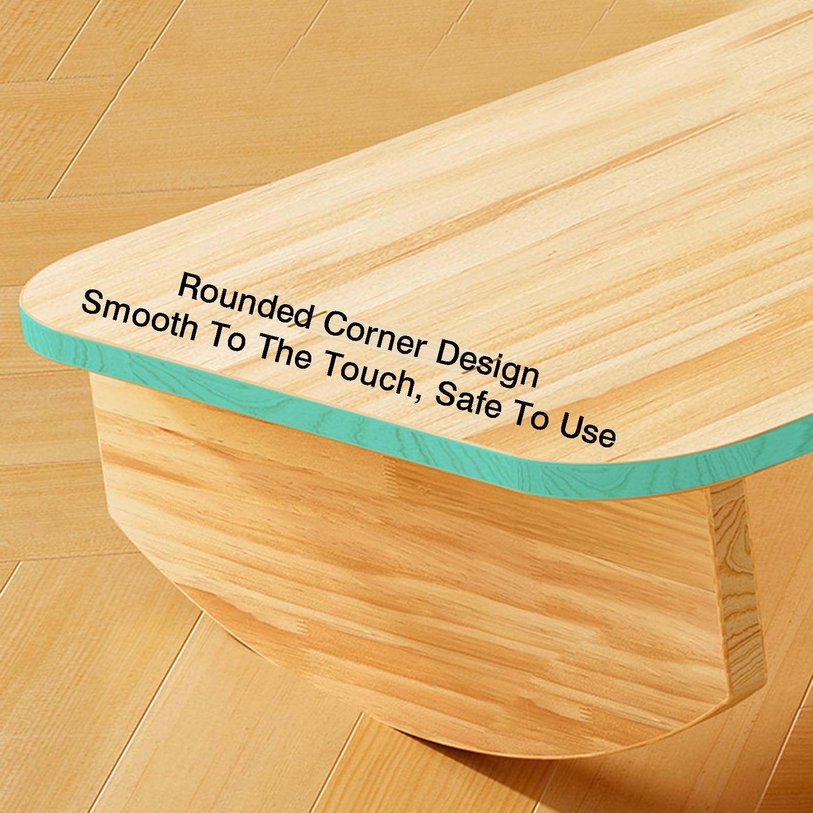 Reposapiés De Madera Mecedora 180°,Taburete Ergonómico For Pies For Debajo Los Escritorios Oficina,Aliviar El Dolor Del Escritorio,Carga Máxima 150 Kg For Mejorar(35x24x10cm)