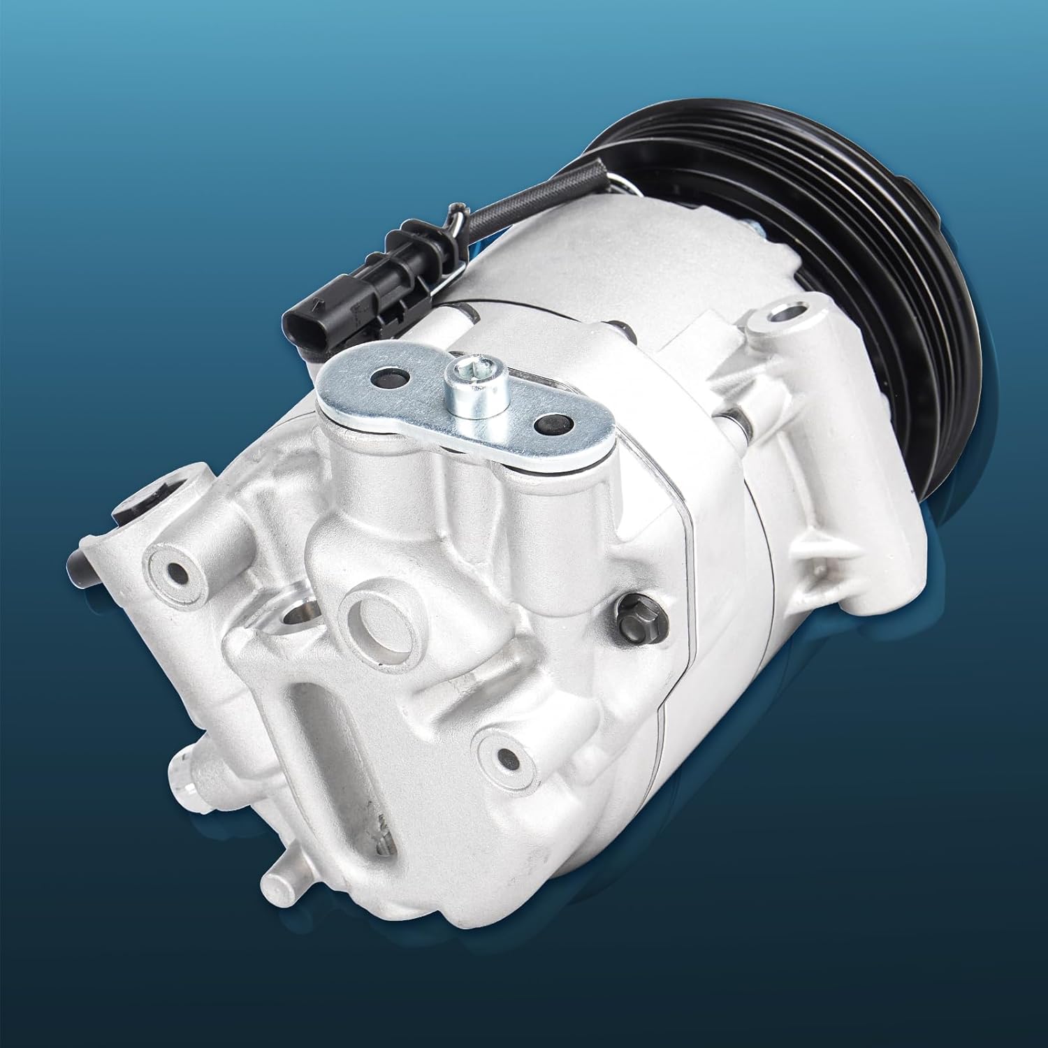 Air Conditioner AC Compressor with Clutch Fit for Chevrolet Cruze 1.4L 2012-2016, fit for Cruze Limited 1.4L 2016 【Note!】Mount Type: 3 Tangent One On Rear Head, for Cruze 2015 only fit Engine VIN B