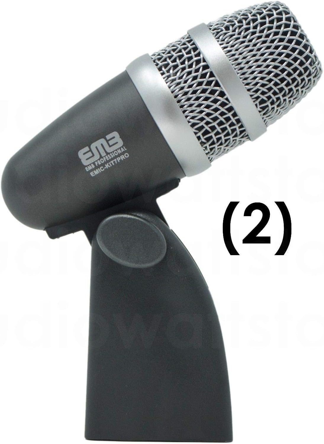 EMB Professional KIT7PRO 7-Piece Wired Dynamic Microphone Kit for Drum Set w/Mounting Kit