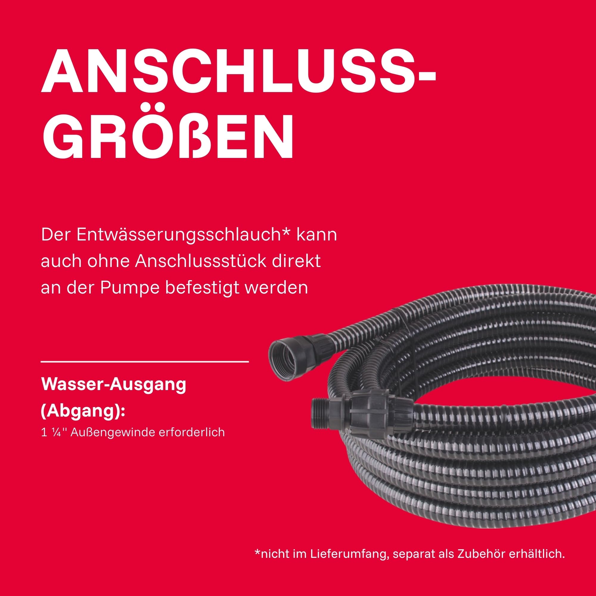 T.I.P. Drainagetauchpumpe - Poolentwässerungspumpe Edelstahl (6.000l/h Fördermenge, 1mm flachabsaugend, 6m Förderhöhe, Verhindert Ansaugen der Poolbodenfolie, Rückschlagventil) FlatOne6000 IX, 30440