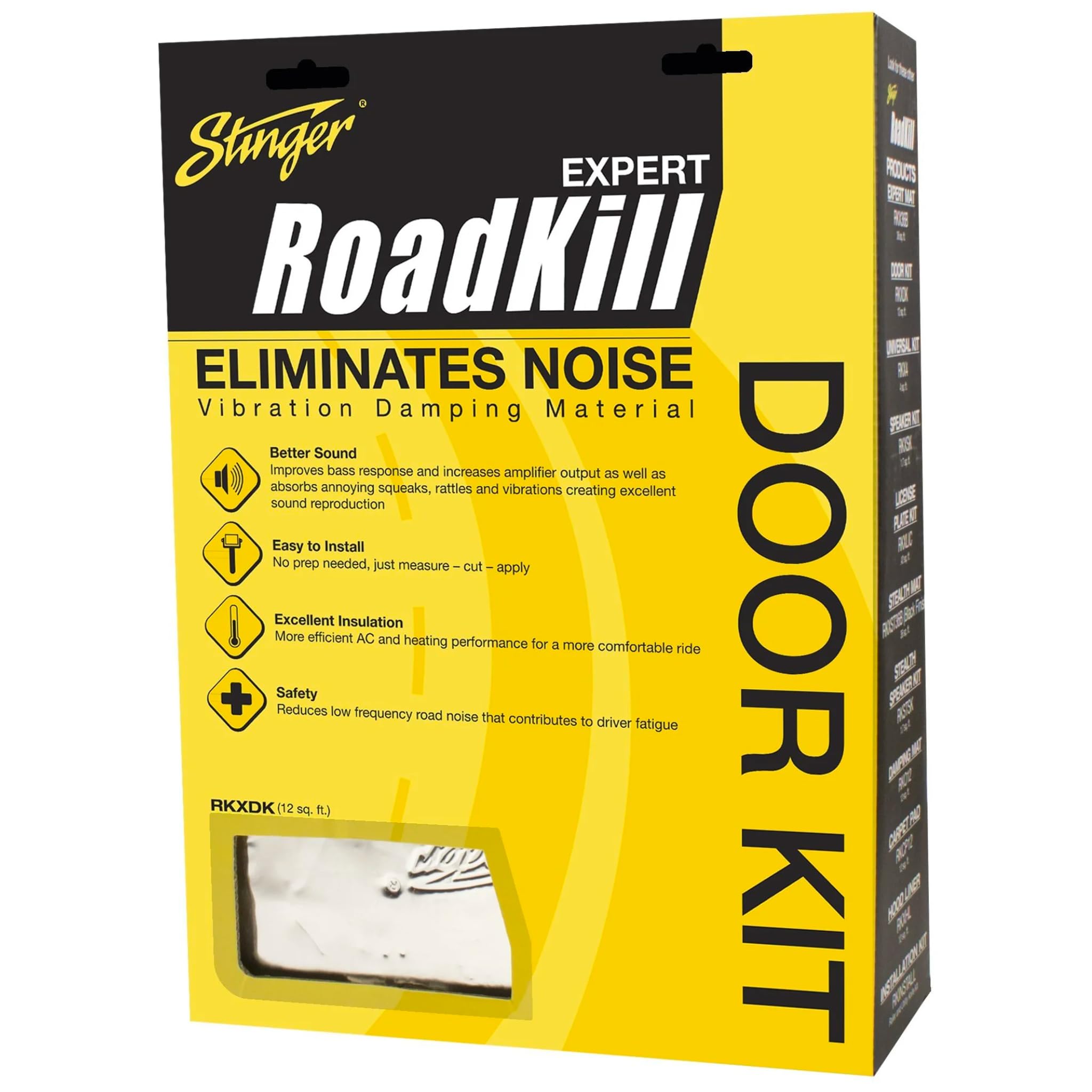 Amazon.com: Stinger RKXDK Roadkill Expert Series Sound Damping