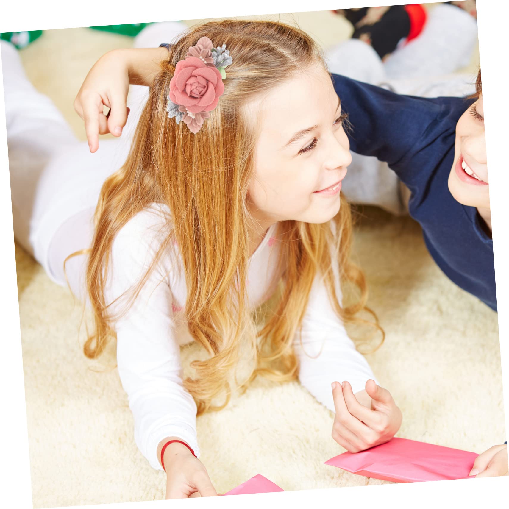 VICASKY 24pezzi Fermagli Per Fiore Con Clip Alligatore Accessori Per Bambine Per Feste Servizi Fotografici e Occasioni Speciali