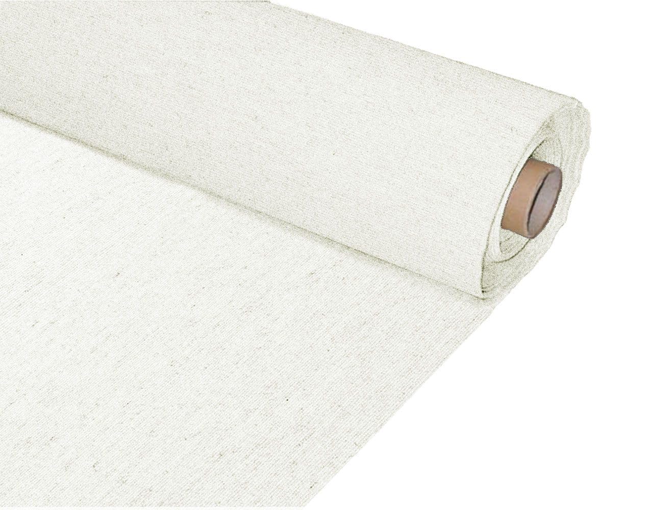 Tela de loneta lisa tintada por metros barata | Telas para confección manualidades forros y tapizar de colores liso | Costura de cojines manteles cortinas bolsos | Ancho 280cm Color Blanco
