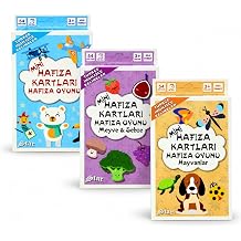 Star 3'l  Mini Haf za Kartlar  Oyunu Hayvanlar, Meyve Sebze