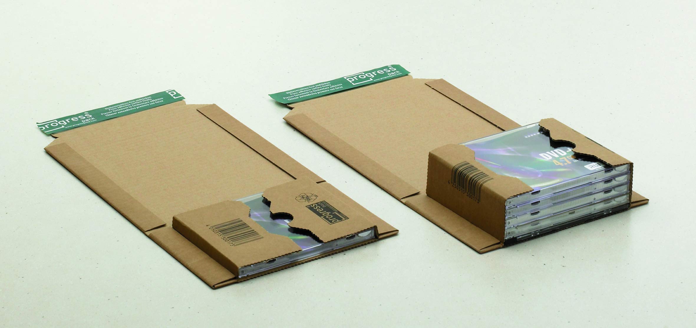 Universal-Versandverpackung Premium PP B02.23 aus Wellpappe, 886x644 x 80 mm, 10-er Pack, braun