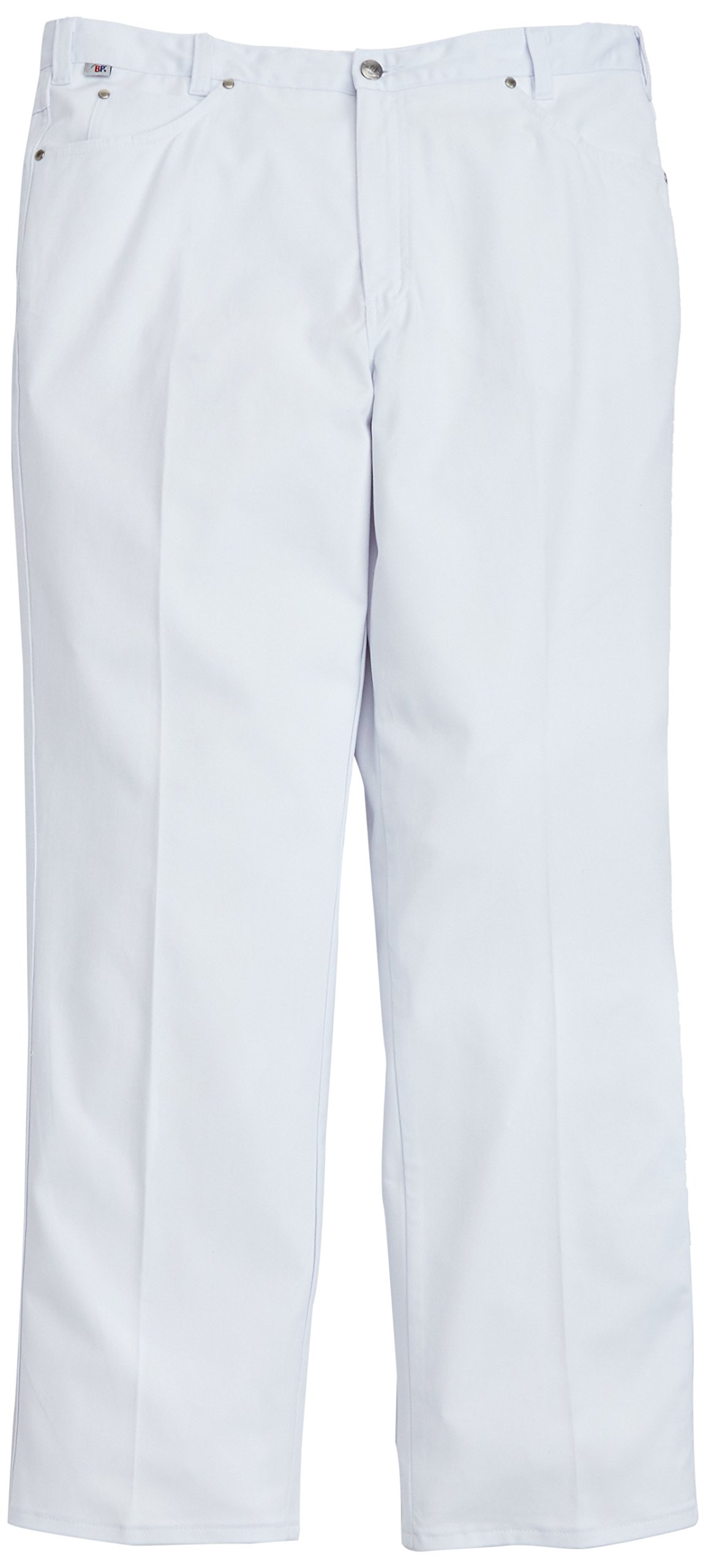 Pantalon de travail blanc de la meilleure qualité pour une liberté de mouvement maximale. Stretch Comfortec® en 48% coton, 48% polyester, 4% élastoléfine